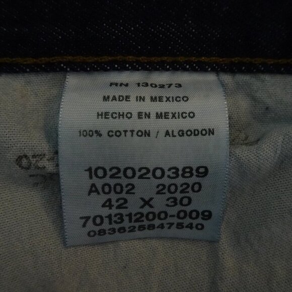 Lee Bootcut Jeans Men's Size 42x30 Blue Denim Regular Fit - Picture 9 of 10